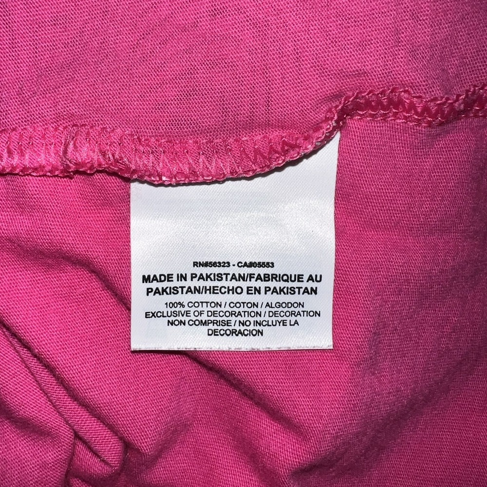 Nike Tank Top Women XS Pink Stay Wicked Racerback Athletic Cut Graphic Tee - Picture 6 of 7